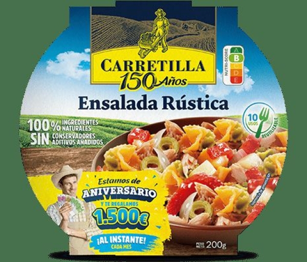 ENSALADA RUSTICA CARRETILLA 200 GR.
